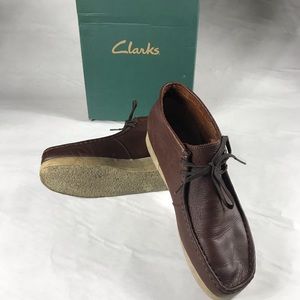 Clark’s Brown Oile PADMORE SHoes Sz. 11.5